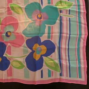 Floral, summer scarf